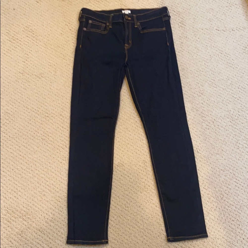 J. Crew Dark Wash Straight Leg Jeans